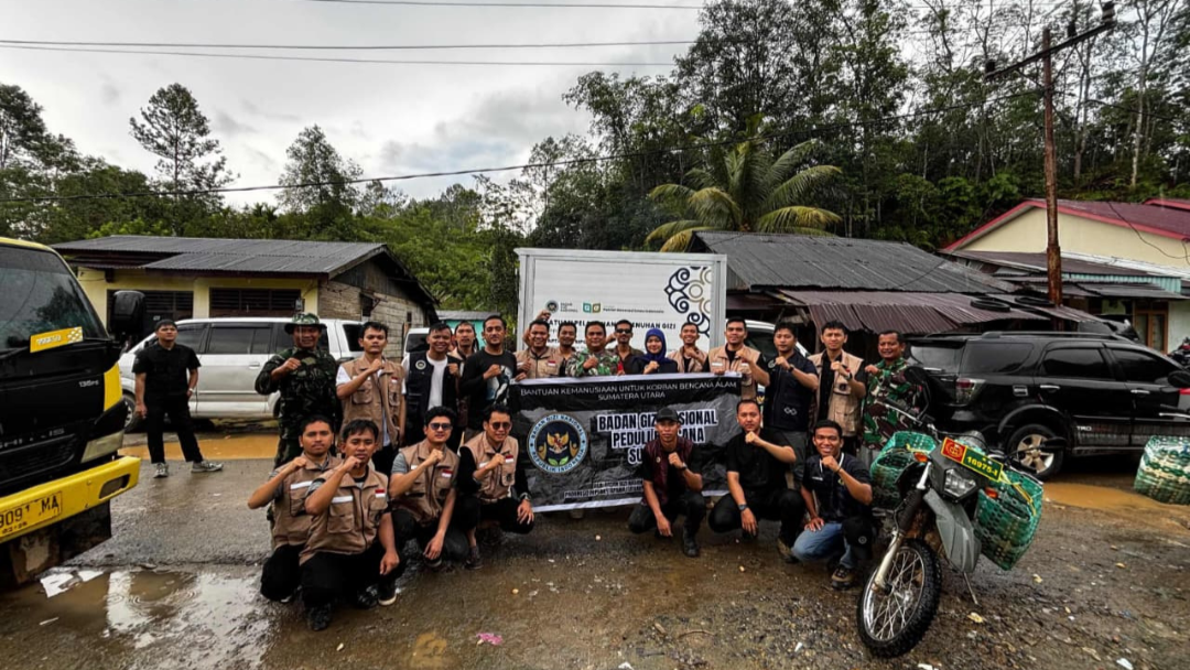 BGN Kabupaten Belitung Acungi Jempol Aksi Mandiri SPPI Sumut Bantu Korban Bencana